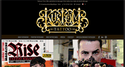 Desktop Screenshot of kustomtattoo.com